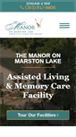 Mobile Screenshot of manoronmarstonlake.com